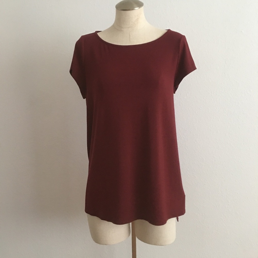Eileen Fisher jersey tunic top